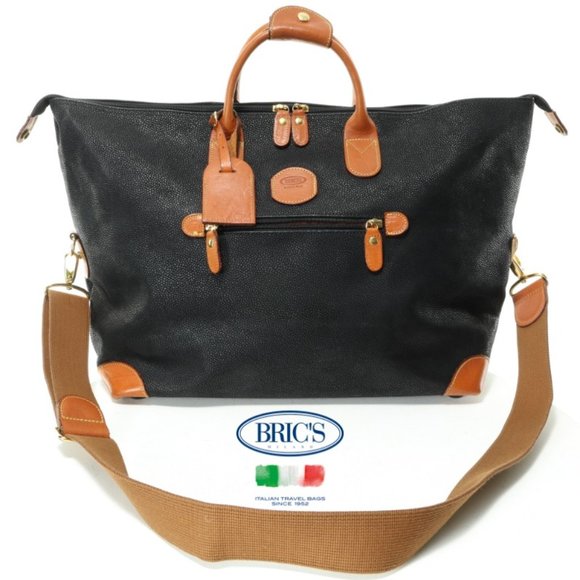 Bric's Handbags - Bric's Firenze 22" CARGO DUFFLE BAG | Black | Travel Bag